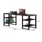 Escrivaninha Com 4 Prateleiras E Estante 8 Prateleiras Innova