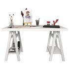 Escrivaninha Com 4 Prateleiras Missouri Branco