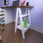 Escrivaninha Com 5 Gavetas Minnesota Nogal Branco