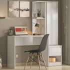 Escrivaninha Com Armário 1 Porta 1 Gaveta Office Morada D02 B