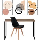 Escrivaninha Com Cadeira Para Biblioteca Retro