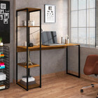 Escrivaninha Com Estante 136cm Brooklyn Artefamol