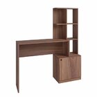 Escrivaninha Com Estante 1 Porta 5 Nichos 113,5cm Brv Móveis