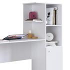 Escrivaninha Com Estante 1 Porta Capri A05 Branco - Mpozenato