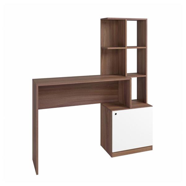 Escrivaninha Com Estante 1 Porta Multimóveis Vcr25086