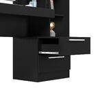 Escrivaninha Com Estante 2 Gavetas Santorini Notável Preto