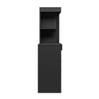 Escrivaninha Com Estante 2 Gavetas Santorini Notável Preto