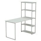 Escrivaninha Com Estante 4 Prateleiras Estilo Industrial, 135