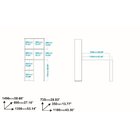 Escrivaninha Com Estante 8 Nichos 135cm Brv Móveis Branco Bra