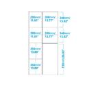 Escrivaninha Com Estante 8 Nichos 135cm Brv Móveis Branco Bra