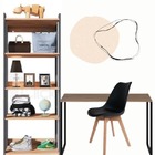 Escrivaninha Com Estante + Cadeira Para Empresa Estilo Indust