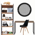 Escrivaninha Com Estante + Cadeira Para Leitura Confortavel