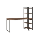 Escrivaninha Com Estante Alta 4 Prateleiras 1,50m Dynamica