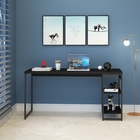 Escrivaninha Com Estante Baixa 2 Prateleiras 1,50m Dynamica