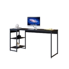 Escrivaninha Com Estante Baixa 2 Prateleiras 1,50m Dynamica