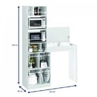 Escrivaninha Com Estante Be Mobiliário 142cm Branca Tx Branca