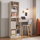 Escrivaninha Com Estante Be Mobiliário 142cm Nature Nature