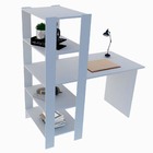 Escrivaninha Com Estante Branco