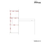 Escrivaninha Com Estante Job Albatroz Móveis 3 Prateleiras 1