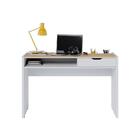 Escrivaninha Com Estante Net Link Moov Branco Fosco Tauari No