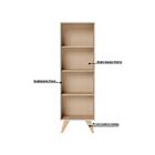 Escrivaninha Com Estante Smart Tag Moov Branco Fosco Tauari N