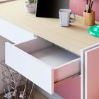 Escrivaninha Com Estante Smart Tag Moov Branco Fosco Tauari N