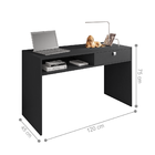 Escrivaninha Com Gaveta Noah Preto Trama