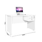 Escrivaninha Com Gaveta Taurus Branco