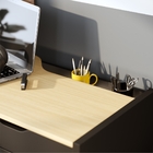 Escrivaninha Com Gavetas Darrel Preto Tauari