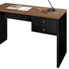 Escrivaninha Com Gavetas Natura Preto Intelectual Zanzini