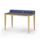 Escrivaninha Com Gavetas Pine 120cm Espresso Móveis Azul Petr