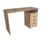 Escrivaninha Com Gaveteiro 110cm York  Amadeirado