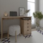 Escrivaninha Com Gaveteiro 110cm York  Amadeirado