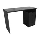 Escrivaninha Com Gaveteiro 110cm York  Preto