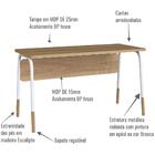 Escrivaninha Com Gaveteiro E Balcao 27988x27995x27998 Artesano