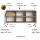 Escrivaninha Com Gaveteiro E Balcao 27988x27995x27998 Artesano