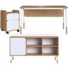 Escrivaninha Com Gaveteiro E Balcao 27988x27995x27998 Artesano