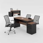 Escrivaninha Com Gaveteiro Noce Preto