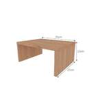 Escrivaninha Com Nicho E 2 Suportes Buzy Carvalho Mel