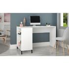 Escrivaninha Com Nichos Multimóveis Cr25085 Branca