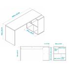 Escrivaninha Com Nichos Multimóveis Vcr25089