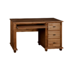 Escrivaninha Com Porta Teclado Liberado E Pés Torneados - Imb