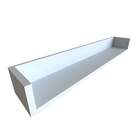 Escrivaninha Com Prateleira Kitcubos Branca E Cinza Cristal 9