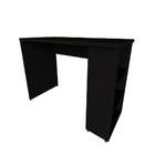 Escrivaninha Com Prateleira Kitcubos Preta 90 Cm