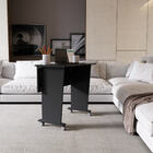 Escrivaninha Com Rodízios Multimóveis Cr25025 Preta