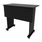 Escrivaninha Com Rodízios Multimóveis Cr25025 Preta