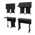 Escrivaninha Com Rodízios Multimóveis Vcr25025