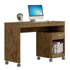 Escrivaninha Com Rodízios Valdemóveis 120cm Giga Ipê Ipê