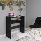 Escrivaninha Com Suporte Resistente Preta