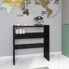 Escrivaninha Com Suporte Resistente Preta